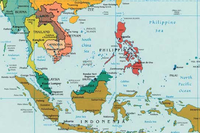 Investing in Southeast Asia: Map of Southeast Asia Region