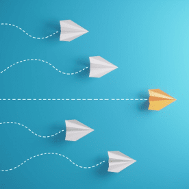 Growth Equity Strategies in Private Equity: Image of paper airplanes