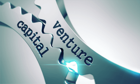 Venture Capital: Graphic of Venture & Capital as cogwheels