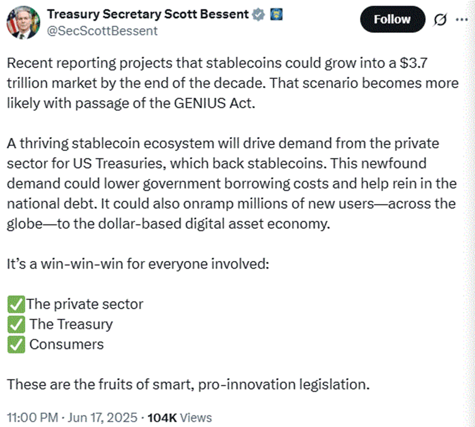 US Debt Its Bad But Weve Got Options: X Post: Treasury Secretary Scott Bessent